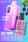 Lost Mary BM6000 Jednorazowe Vape (Pudełko 10)
